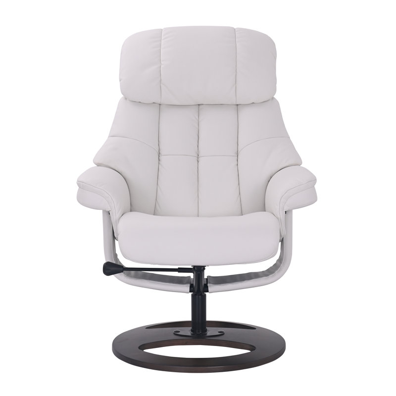 Rylan Upholstered Recliner With Matching Ottoman