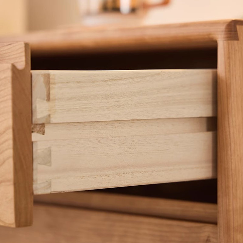 Bureau en bois massif avec coiffeuse en L et armoire de rangement