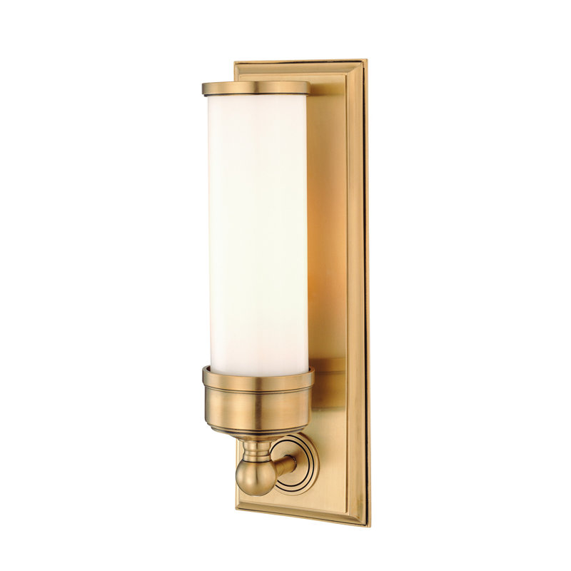 Everett 1 - Light Wallchiere, Aged Brass