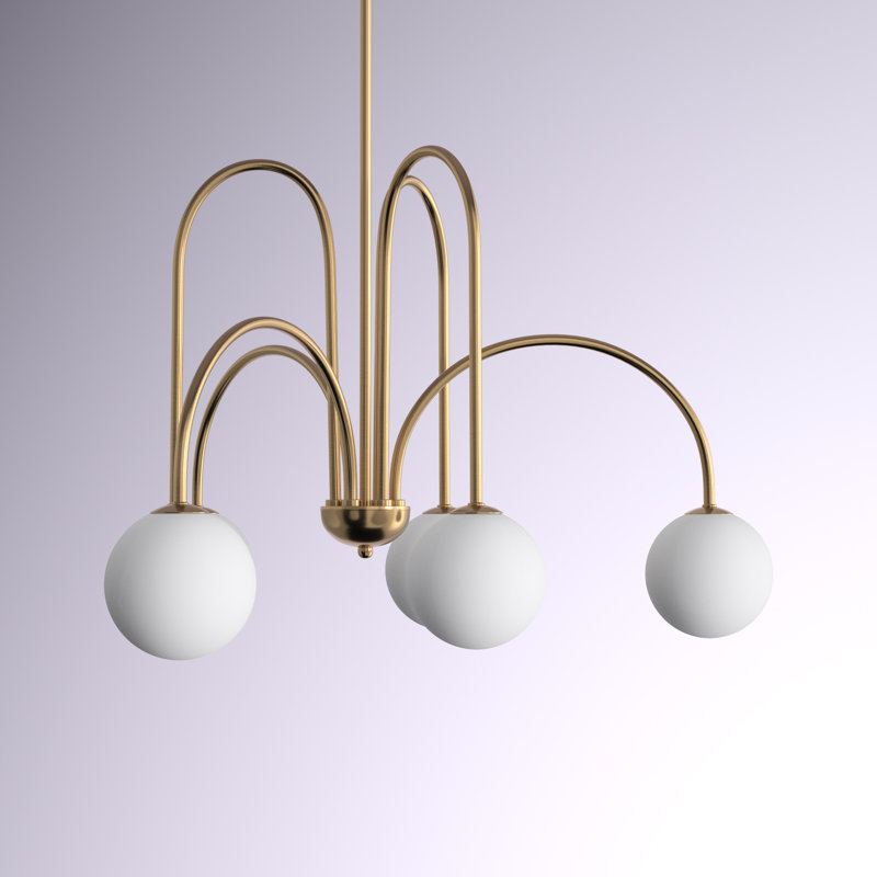 Abrial 6-Light Sputnik Chandelier - 25.98 inch