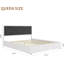 Cadres de lit blancs-117333875