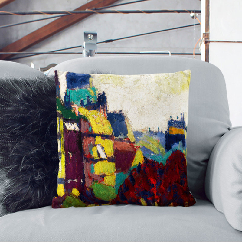 St. Germain Des Pres Scatter Cushion, 40cm H x 40cm W x 15cm D, Black
