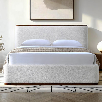 Lit plateforme tapissier Aspen