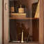 Bibliothèque standard en bois massif H 62,2 "x l 21,65"