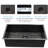 33" Gunmetal Black Kitchen Sink, 16G Steel, R10 Corner Design, Avoids Food 19"X10", Stainless, With Drying Rack For Efficiency