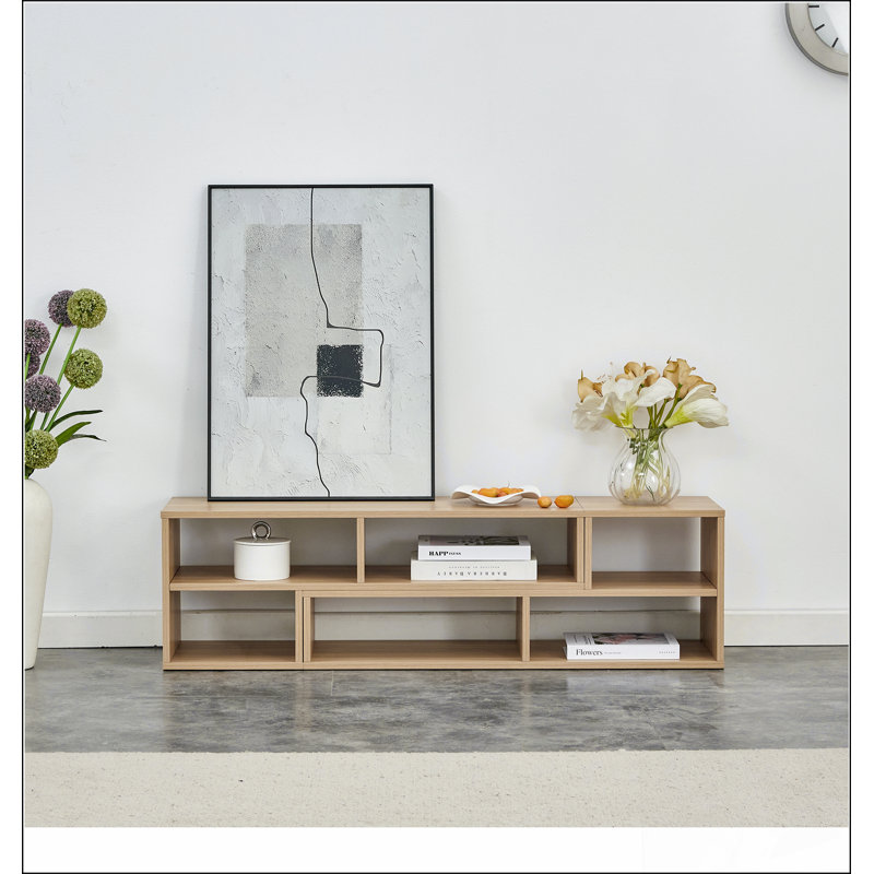 2 Pieces Cube TV Stand,Free Combination Gaming Entertainment Centre Media Stand,Open Storage Bookcase Shelf for Living Room,2 Shelf Bookcase L-Shaped TV Console Stand,with Dimensions of 47.2*12*13.4.