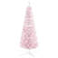 Arbre de Noël artificiel enneigé avec branches réalistes et base en plastique facile à assembler pour décoration intérieure des Fêtes, arbre de Noël-1361966542