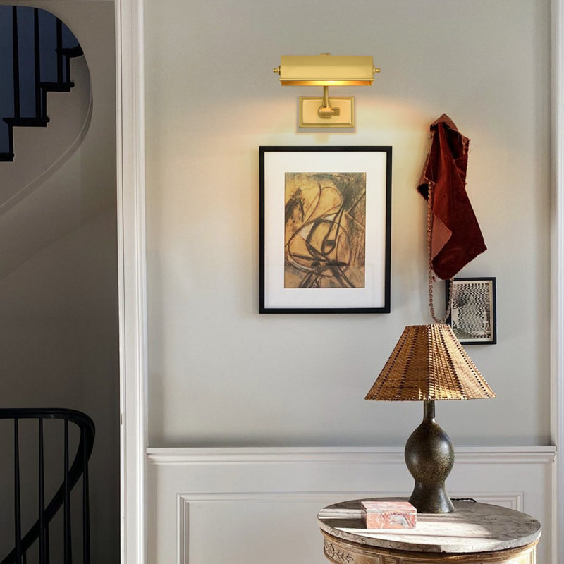 Applique murale rotative à 360 ° Rathbone, H 2,50 po x l 8 po x P 9,50 po