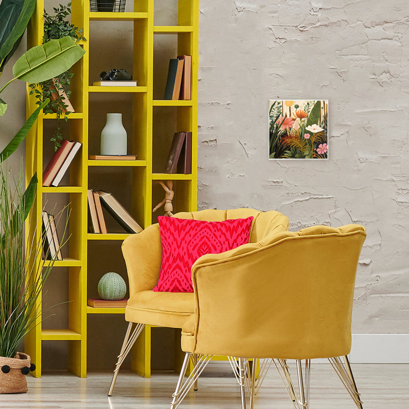 Plaque murale botanique «Embrace in the Jungle», design par Lazar Studio