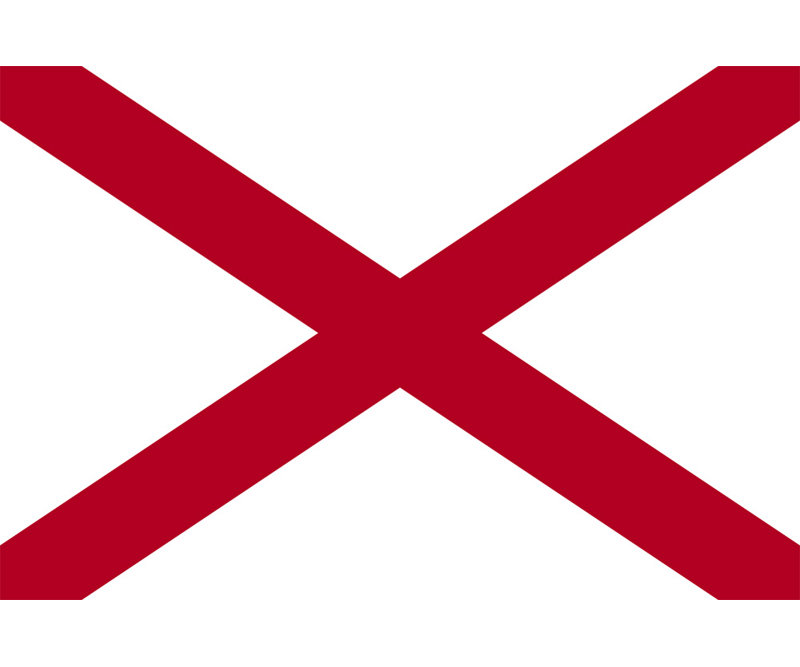 Alabama State, 12" H x 18" W