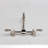 Kingston Brass Heirloom Double-Handle 2-Hole Wall-Mount Bridge Kitchen Faucet-93672711