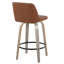 Tabouret de comptoir pivotant 26 po Camel