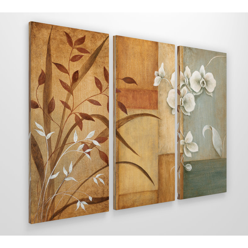 « orchidée élégance i », reproduction de peinture à l’acrylique à multiples images sur toile tendue, H 40 po x l 60 po