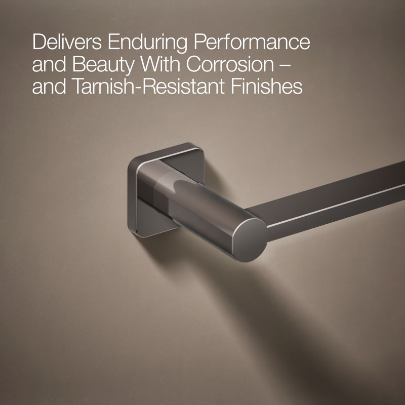 Parallel Towel Bar, Gray, 24"W
