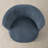 Upholstered Barrel Back Office Chair with Rolling Casters for Home Office-925355602