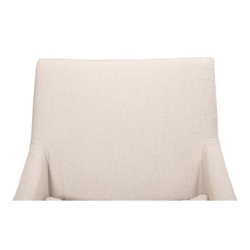 Brera Upholstered Arm Chair, Ivory