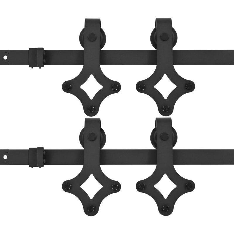 Celestiel Sliding Double Door Barn Door Hardware Kit