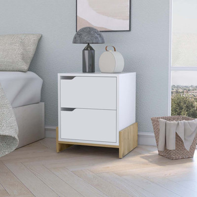 Table de chevet 2 tiroirs Ralston