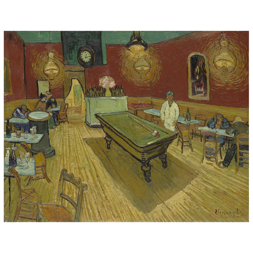 Leinwandbild The Night Café von Vincent Van Gogh