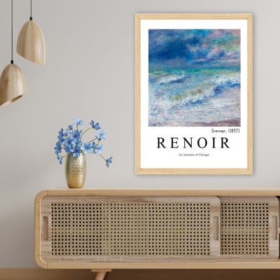Élégante peinture encadrée décorative, 14 x 18 pouces | Cadre 100% bois avec polystyrène de 0,8 pouce, impression numérique UV | Parfait pour le salon, la chambre à coucher et le bureau | Superbe œuvre d'art pour améliorer votre espace