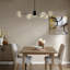 Lustre Spoutnik linéaire moderne à 9 lumières Jaelon-541837868