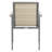 Vicente Metal Outdoor Stacking Dining Armchair