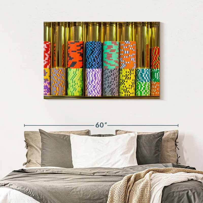 Senne Gambling Chips, 30" H x 45" W