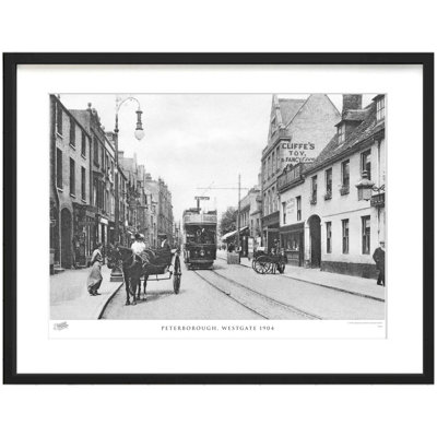 Peterborough, Westgate 1904 by Francis Frith - Single Picture Frame Print