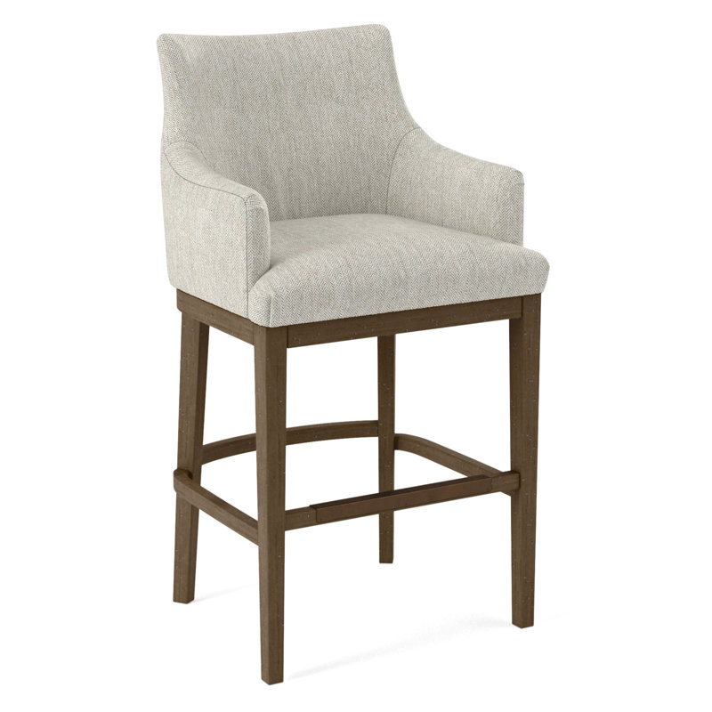 Upholstered Stool, 61641-88, Nutmeg