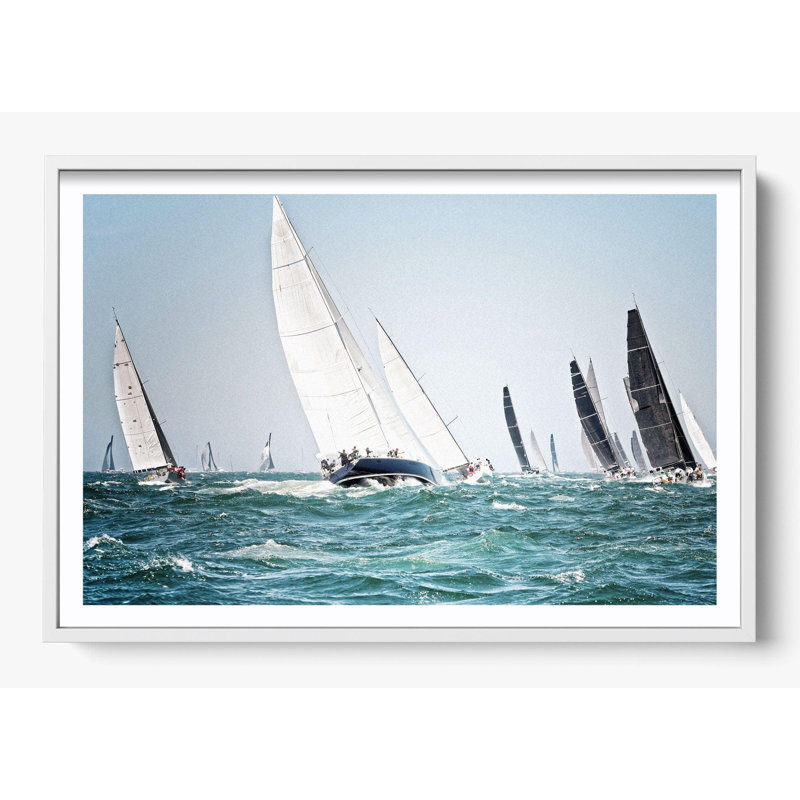 «Tougher Seas», 38 x 26, Oui, Blanc