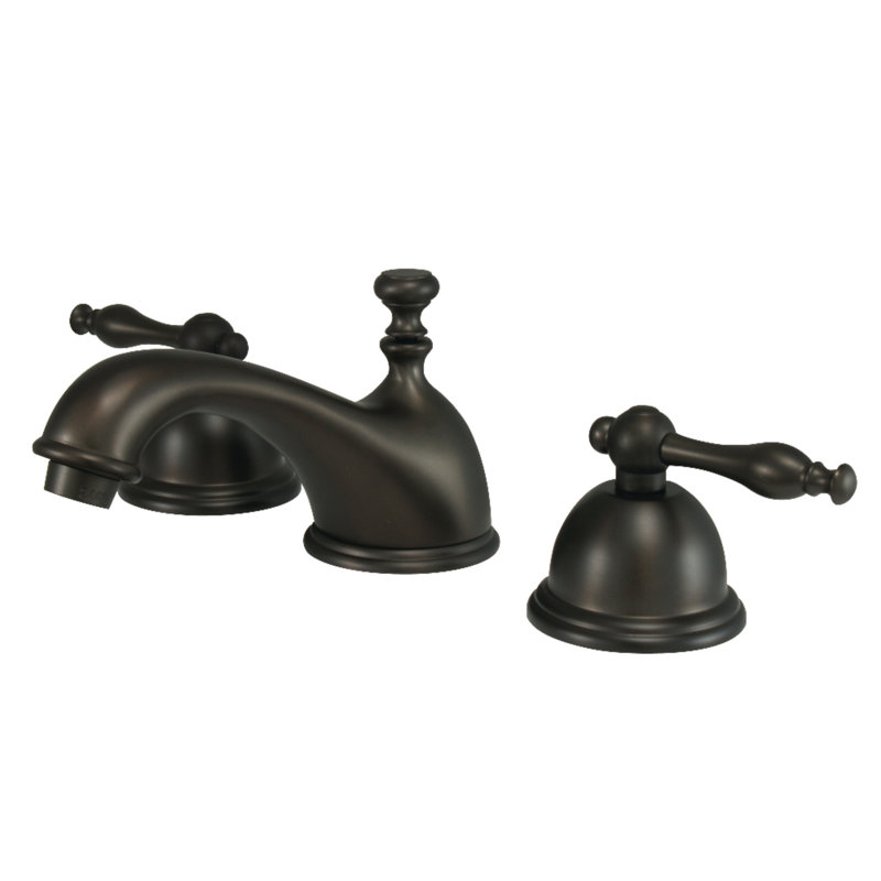 Robinet de salle de bain espacé Kingston, Bronze huilé