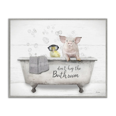 «Don't Hog Bathroom» par Lori Deiter