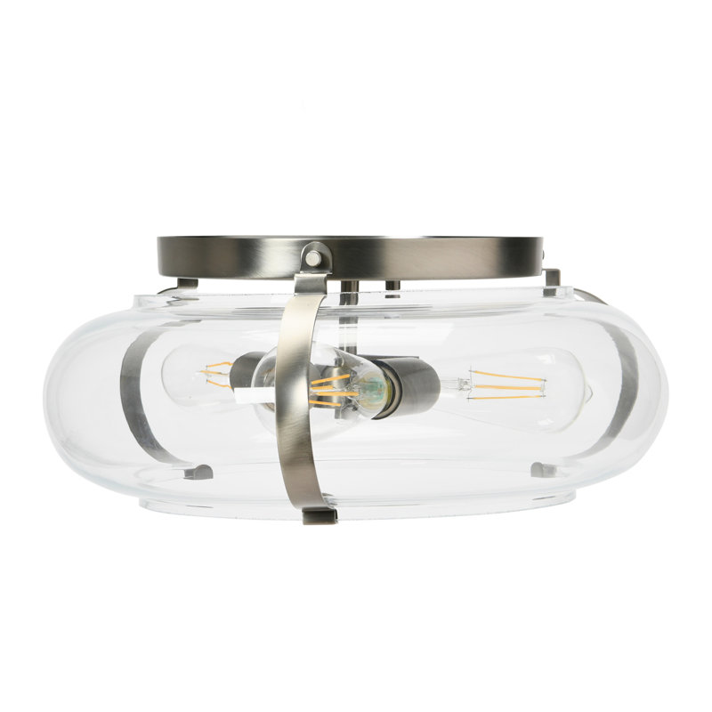 Abanda Flush Mount, Antique Nickel