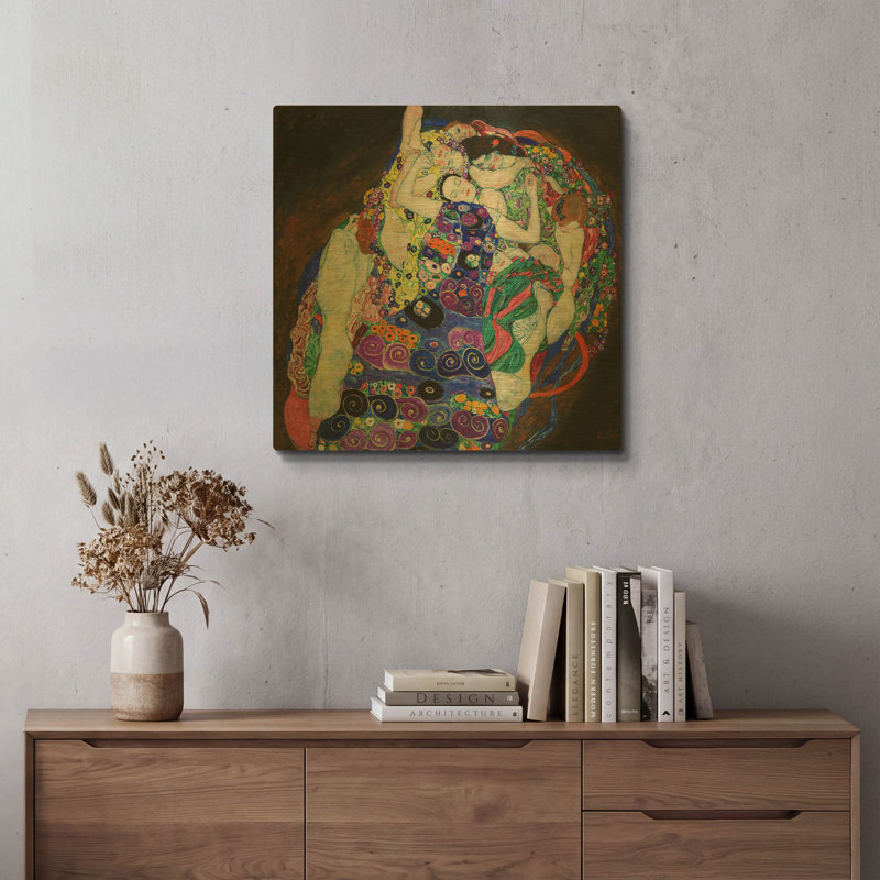 " The Virgin " by Gustav Klimt, 24 po x 24 po