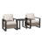 Syeira Wicker 2 - Person Patio Conversation Set with Cushions-765103923