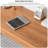 Rectangular Modern Cherry Solid Wood Writing Desk-210098203