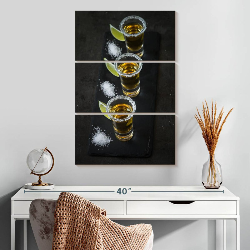 Tequila Shots Row, H 32" x l 20"
