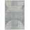 George Oliver Jeffs Machine Washable Blue Mid-Century Modern Indoor Rug