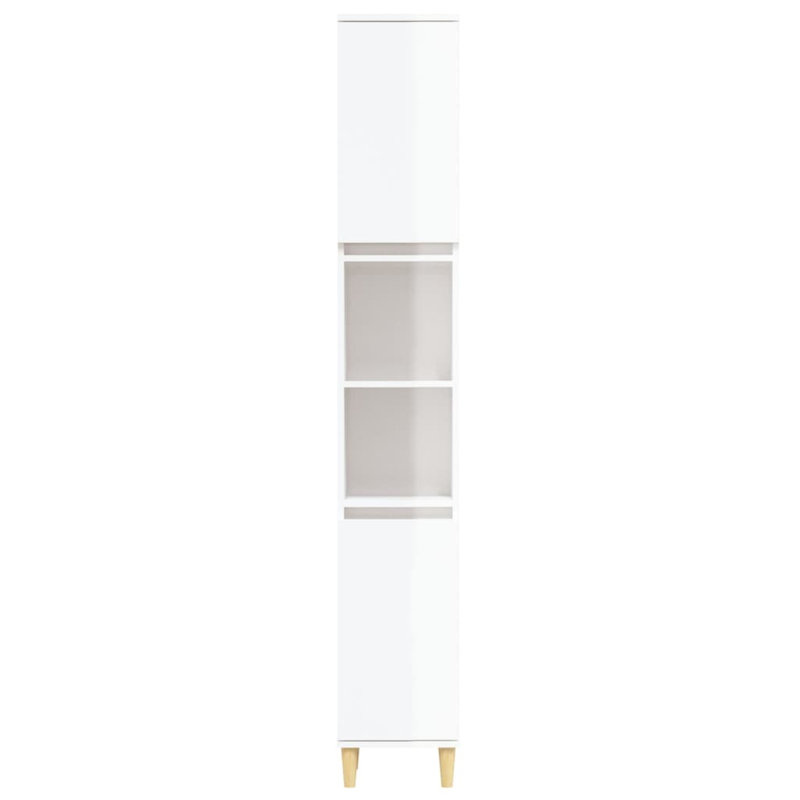 Lamonique Freestanding Bathroom Cabinet, White