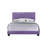 Purple Transitional Queen Bed
