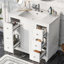 Meuble-lavabo moderne avec lavabo en résine intégré-1922954557