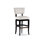 Maxine Upholstered Stool with Solid Wood Frame