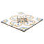 Monastery 8" x 8" Patterned Italian Porcelain Floor and Wall Tile-125361094