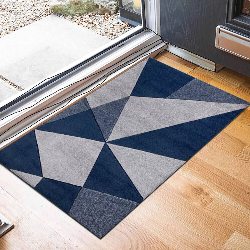 Wenee Indoor Doormat, Navy