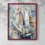 NAUTICAL Series CD XXVI - reproduction encadrée de qualité supérieure - prête à être accrochée - aucun clou requis-109313105-109313106