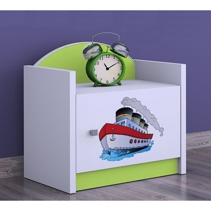 Kaiden Nightstand, Green
