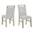 Tabitha 6Pc 66"W Rectangular White Faux Marble Top Dining Set With Bench