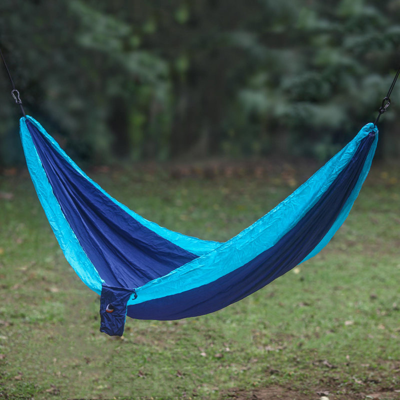 Hamac de camping Woodson, Bleu / turquoise, Simple