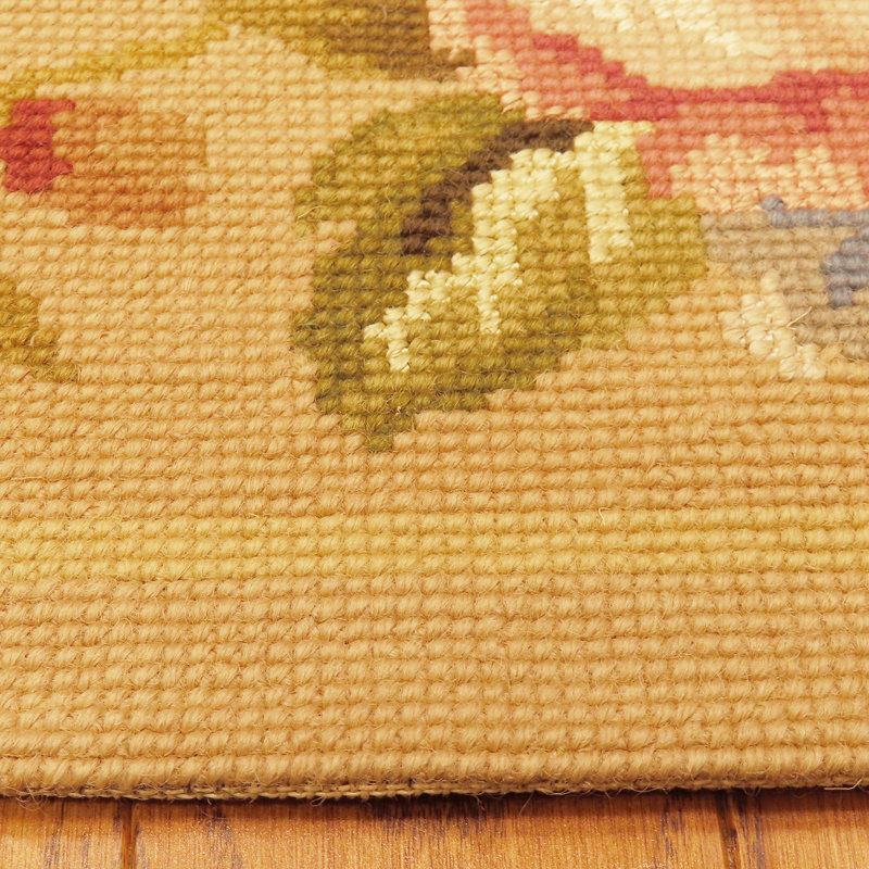 Highland Needleworks Kilim Wool Floral and Oriental Area Rug, Runner 2'6" x 12'