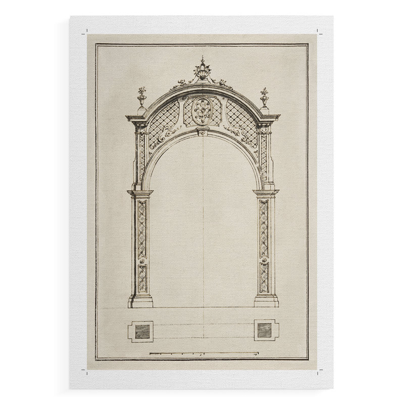 Arch -Canvas Print Only - NOT FRAMED, 48" H x 32" W